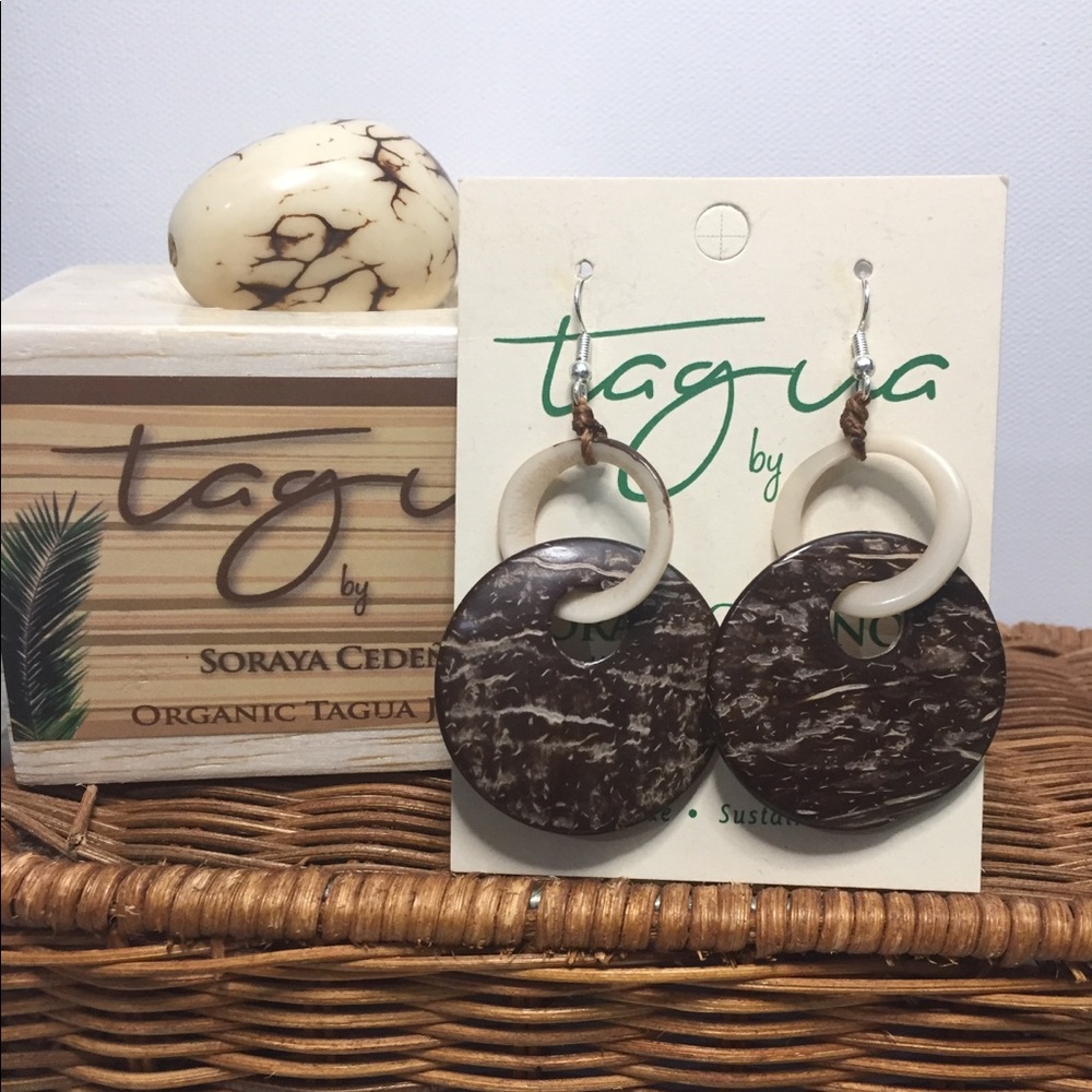 Tagua Nut Earrings